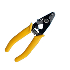 Three Hole Fiber Optic cable stripper Tools With TPR Handle 6" Length