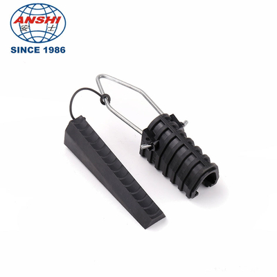 Pre Twisted Tension Resistant Suspension Cable Clamp Pole ADSS Downline Clamp