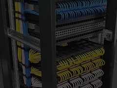 Канал тип управления кабелями Поднос 24-портный кабельный менеджер для стойки / шкафа центра обработки данных