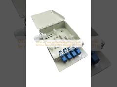 ANSHI 4-ядерная внутренняя настольная волоконно-оптическая клеммная коробка с адаптером SC/UPC для FTTH