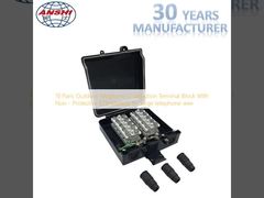 10 Парижский терминал для наружного телефонического распределения с не защитным модулем STB для больших телефонных проводов