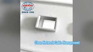 Настенная панель ANSHI RJ45. Простая прокладка сетевых кабелей.