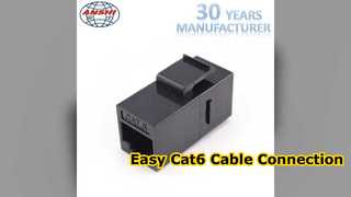 Простая настройка соединителя Keystone Cat6 RJ45