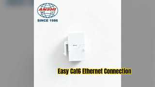 ANSHI Cat6 RJ45 Keystone Jack Простой разъем Ethernet