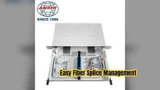 Fiber Optic Splice Tray 12 Core ABS Plastic Solution