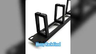 Стоечный кабельный менеджер 1U, чистая сеть