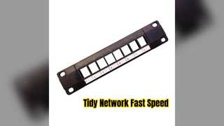 8-портовая патч-панель Cat6A для четкости сети