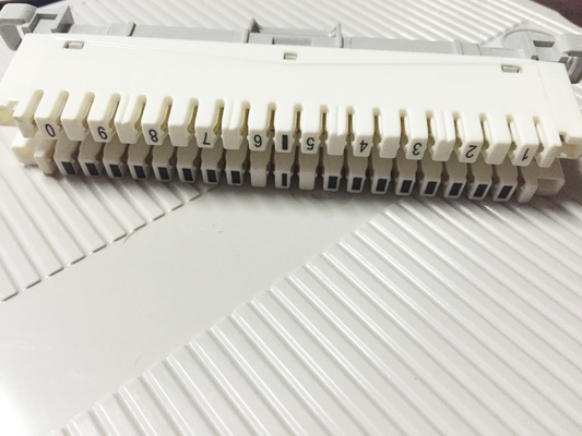 Telecommunication Krone 10 Pair Module , White / Ivory Krone Connection Module
