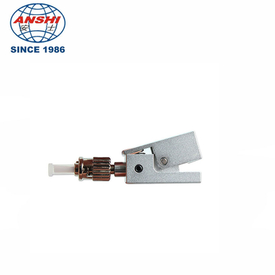 Anshi  ST UPC Square Bare Adapter Flange Temporary Succeeded OTDR Test Optic Fiber Coupler Connector