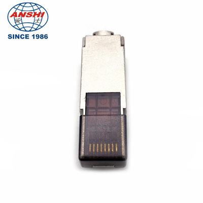 ANSHI RJ45 CAT7 FTP Unshielded STP Shield Modular Plug Grey RJ45 Tolless Shielded Connector