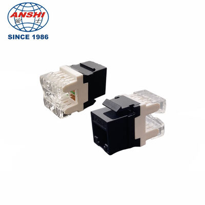RJ45 Keystone Jack 180 Degree CAT6/CAT6A UTP for Reliable Network Connections