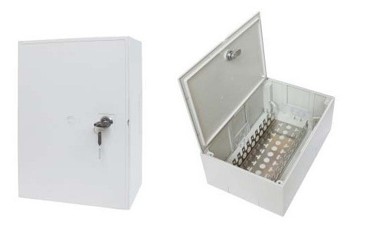 Screw / Key Lock Krone Cable Distribution Box 100 Pair For LSA Module