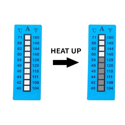 Необратимый 40-71°C 104-160°F 10 уровень высокотемпературные чувствительные этикетки