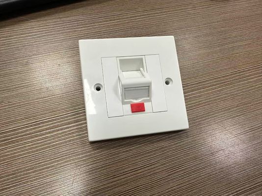 ANSHI LJ6C British Style Snap-In 1 Port Faceplate RJ45 Рама 86*86 мм