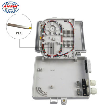8 Cores Outdoor Wall Mount Fiber Distribution Box ftth distribution terminal box