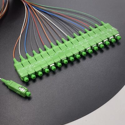 Fiber Optic Splitter 1x16 SC/APC PLC Single Mode ODF Optical Fibers