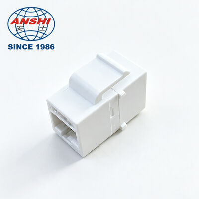 Инструмент ANSHI 180 градусов без инструментов, Keystone Jack RJ45 CAT5E CAT6 CAT6A UTP Неэкранированные телекоммуникационные компоненты