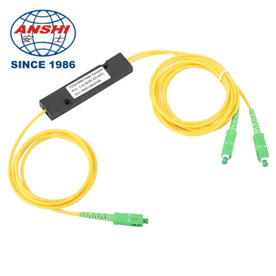 OEM FTTH FBT 1x2 Fiber Optic Splitter Coupler 1310/1550nm Dual Window SC/APC