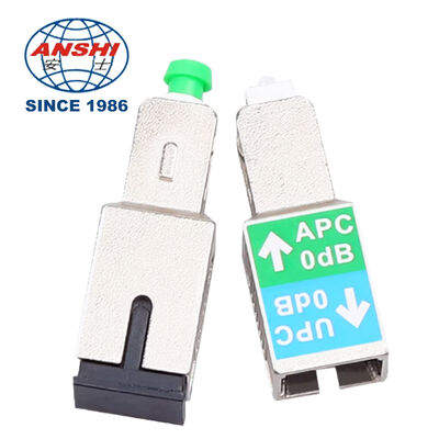 Высокопроизводительный оптический аттенюатор 0 дБ, SC/APC Male-SC/UPC Female Inline Plug, Single/Multimode 1310/1550 нм