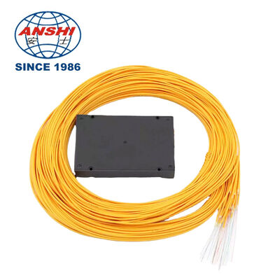 SC APC Connector ABS BOX Type 1x32 Fiber Optic PLC Splitter High Quality Cable Type Optical PLC Splitter