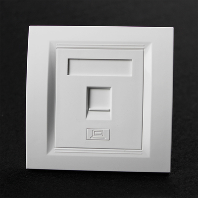 OEM ABS 1 Port 86 Type Wall Face Rj45 Faceplate