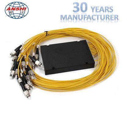 Тип Plc 1x16 кассеты Ftth Splitter аксессуаров оптического волокна